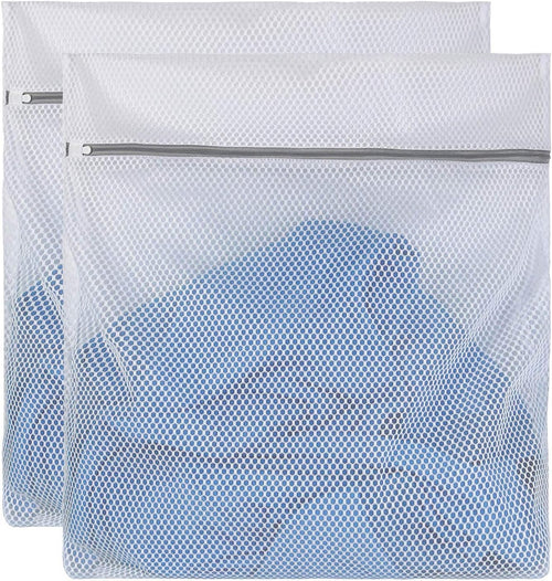 Maximize Your Laundry Efficiency with Our 2 XXL Honeycomb Delicates Bags - Perfect for Washing Lingerie, Cotton Clothes, and Travel Storage!